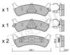 METELLI 22-0628-0 Brake Pad Set, disc brake